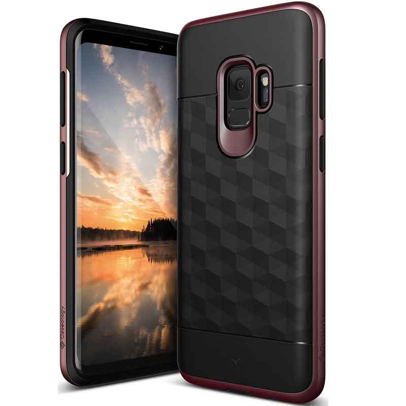 mobiletech-samsung-galaxy-s9-caseology-Parallax-series-Black-Burgundy-COVER